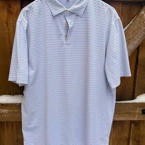 Peter Millar Summer Comfort Hales Striped Performance Jersey Polo